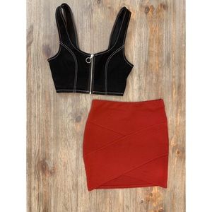 Forever 21 Mini Body Con Skirt